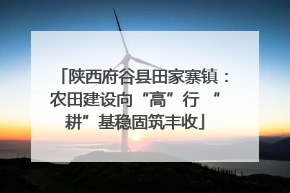 陕西府谷县田家寨镇：农田建设向“高”行 “耕”基稳固筑丰收