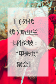 （外代一线）斯里兰卡科伦坡：“甲壳虫”聚会