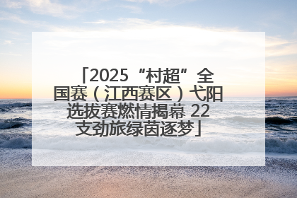 2025“村超”全国赛（江西赛区）弋阳选拔赛燃情揭幕 22支劲旅绿茵逐梦