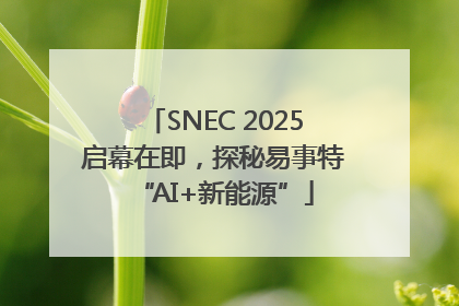 SNEC 2025启幕在即，探秘易事特“AI+新能源”